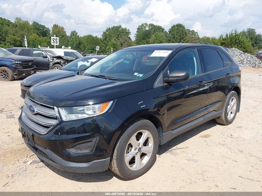 Vin: 2fmpk4g97jbc24334, lot: 46474296, ford edge se 20182