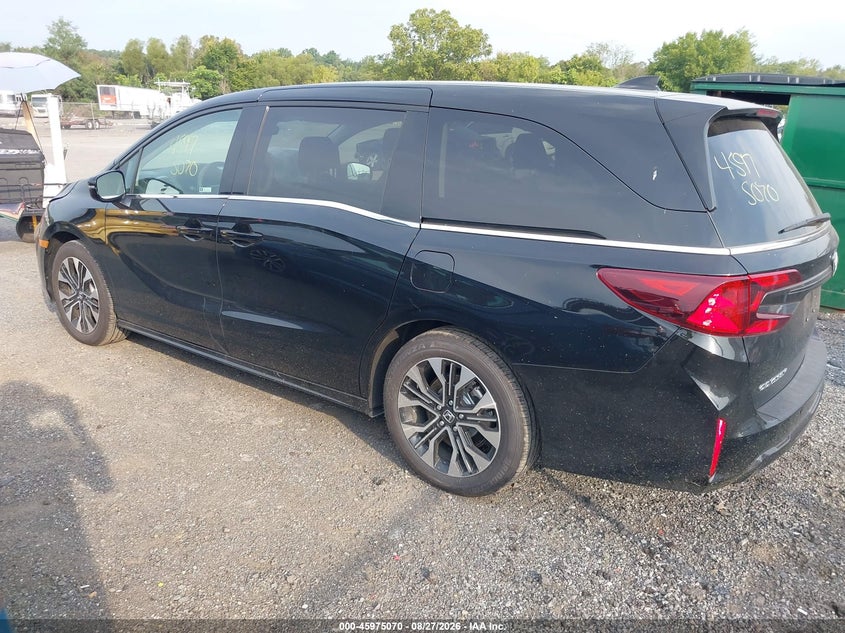 Vin: 5fnrl6h97tb072677, lot: 46474311, honda odyssey elite 20263