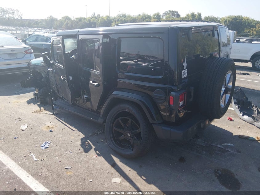 Vin: 1c4hjxen8mw539773, lot: 46474318, jeep wrangler unlimited sahara 20213