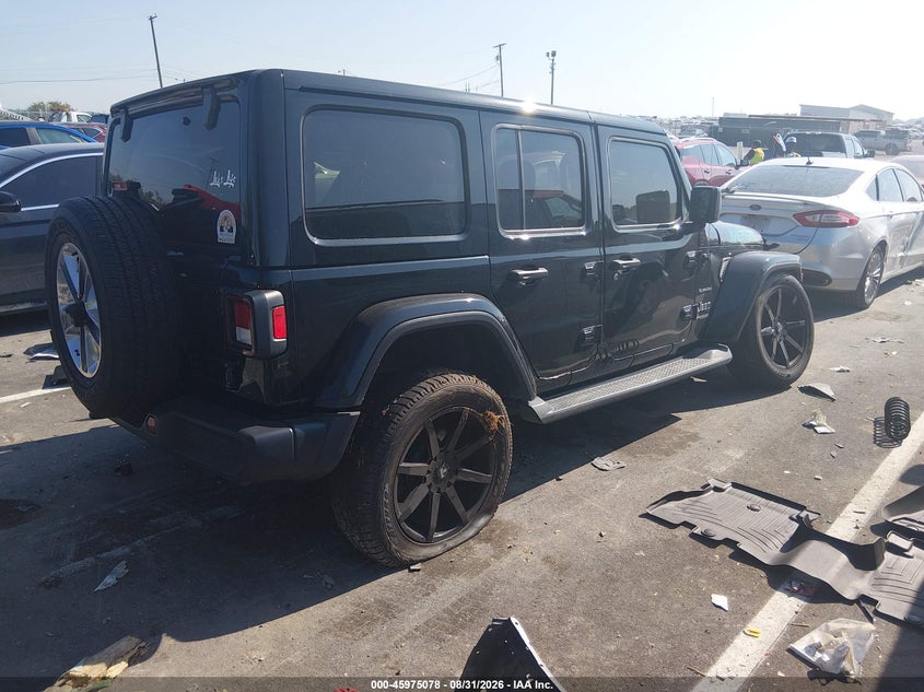 Vin: 1c4hjxen8mw539773, lot: 46474318, jeep wrangler unlimited sahara 20214