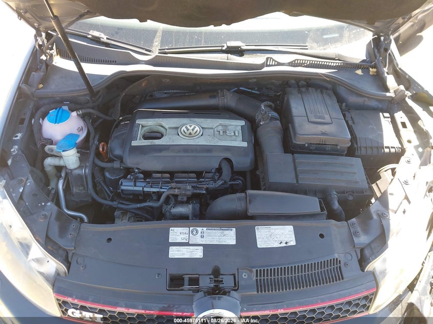 2012 VOLKSWAGEN GTI HATCHBACK 2.0L I-4 DI, DOHC, VVT, TURBO, PREMIUM , 200HP