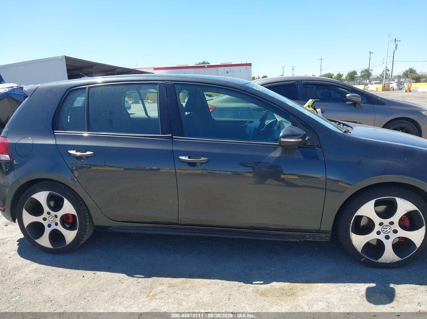 2012 VOLKSWAGEN GTI HATCHBACK 2.0L I-4 DI, DOHC, VVT, TURBO, PREMIUM , 200HP
