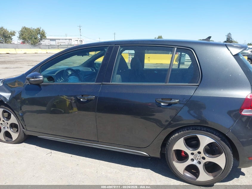 2012 VOLKSWAGEN GTI HATCHBACK 2.0L I-4 DI, DOHC, VVT, TURBO, PREMIUM , 200HP