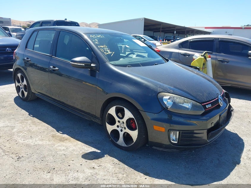 2012 VOLKSWAGEN GTI HATCHBACK 2.0L I-4 DI, DOHC, VVT, TURBO, PREMIUM , 200HP