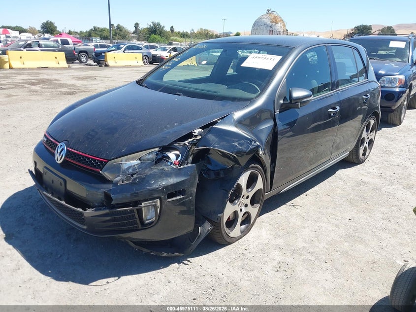 2012 VOLKSWAGEN GTI HATCHBACK 2.0L I-4 DI, DOHC, VVT, TURBO, PREMIUM , 200HP
