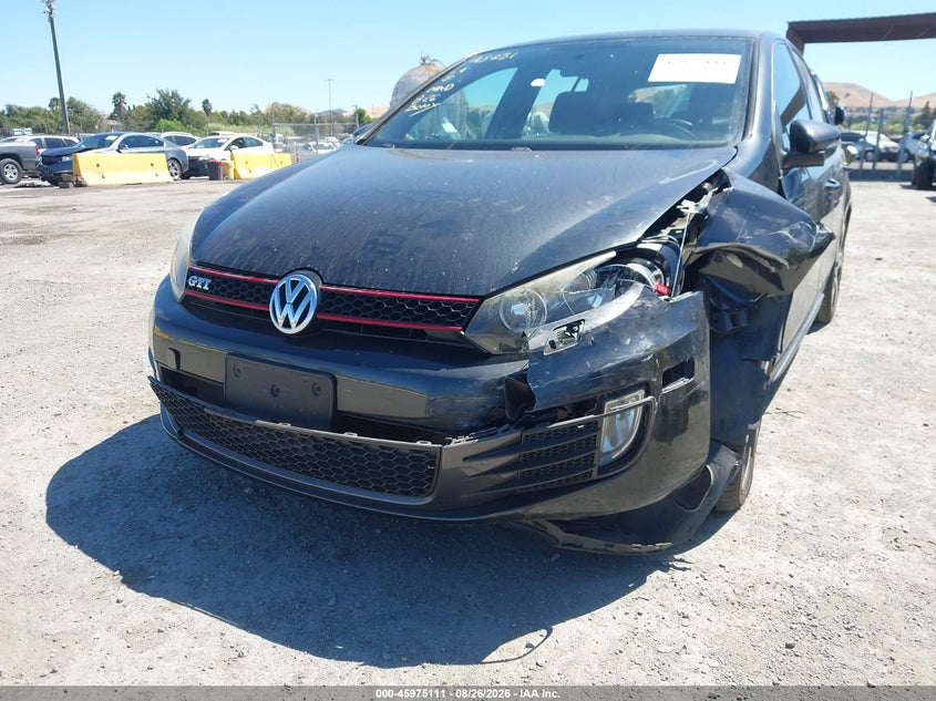 2012 VOLKSWAGEN GTI HATCHBACK 2.0L I-4 DI, DOHC, VVT, TURBO, PREMIUM , 200HP
