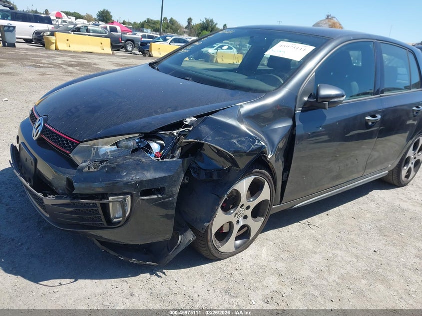 2012 VOLKSWAGEN GTI HATCHBACK 2.0L I-4 DI, DOHC, VVT, TURBO, PREMIUM , 200HP