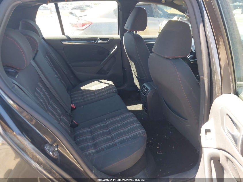2012 VOLKSWAGEN GTI HATCHBACK 2.0L I-4 DI, DOHC, VVT, TURBO, PREMIUM , 200HP