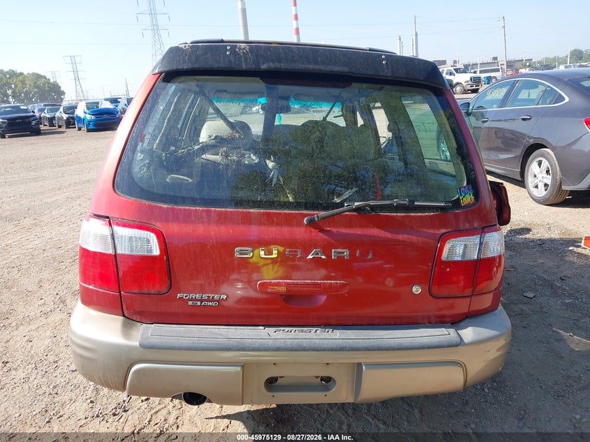 SUBARU FORESTER 2001 VIN JF1SF65551H744894