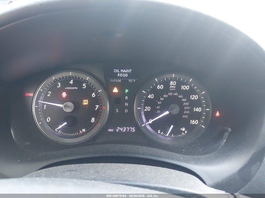 2011 LEXUS ES 350 auction photo 7