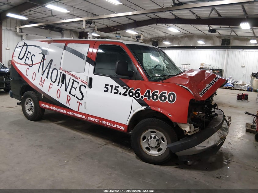 Vin: 1gcwgafg9l1144953, lot: 46474427, chevrolet express cargo rwd 2500 regular wheelbase wt 2020 img_1