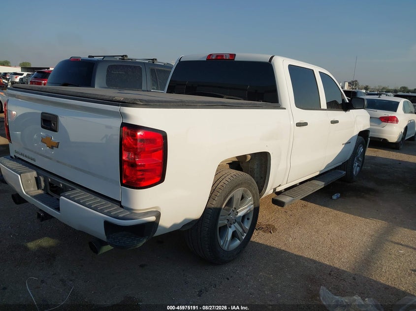 Vin: 3gcpcpec6jg139600, lot: 46474431, chevrolet silverado 1500 custom 20184