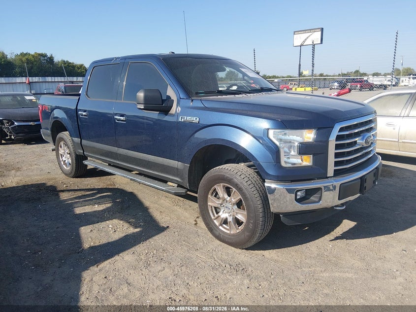 Vin: 1ftew1ef8gfa08636, lot: 46474448, ford f-150 xlt 20161