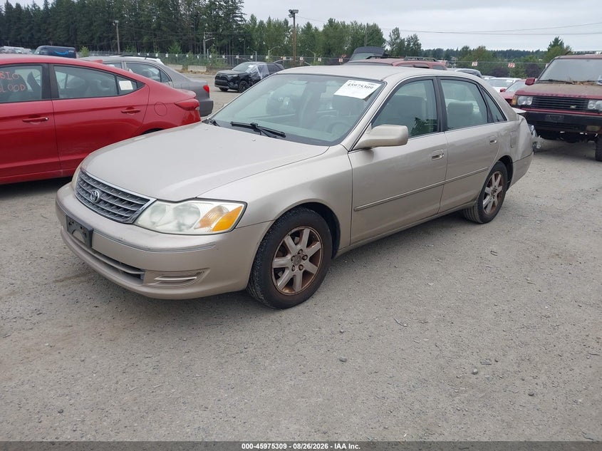 2003 TOYOTA AVALON SEDAN 3.0L V-6 DOHC, VVT, 210HP