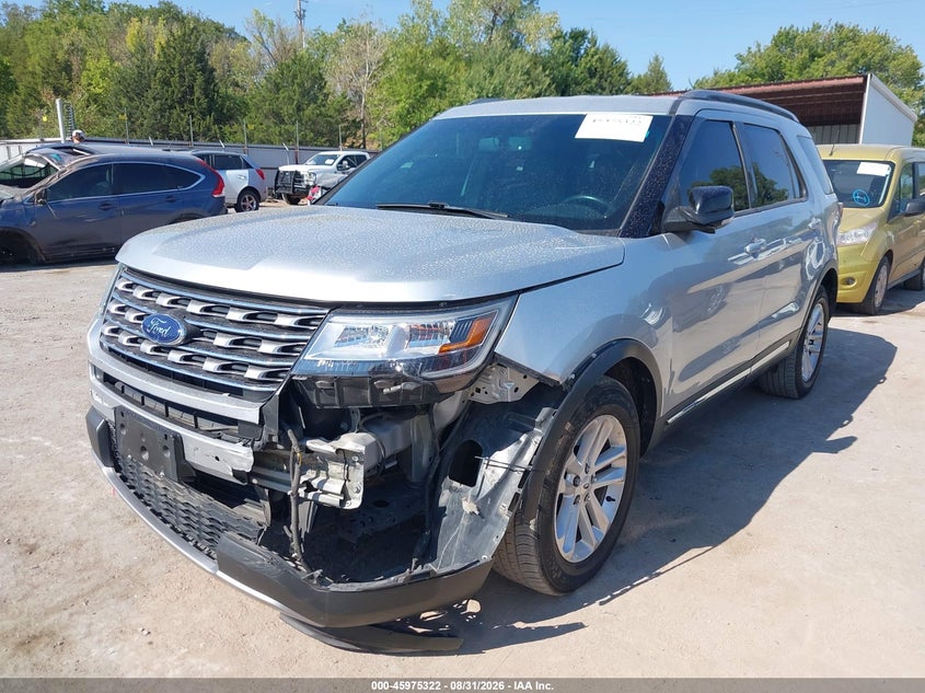 2016 Ford Explorer Xlt, Front End, IAAI, VIN 1FM5K7D83GGB06593 — photo 2