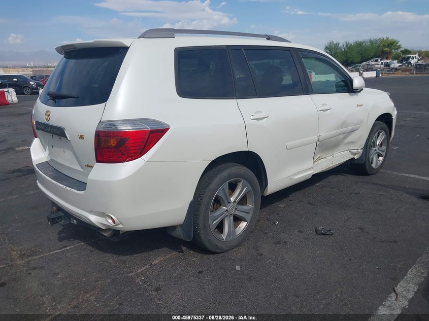 2008 TOYOTA HIGHLANDER auction photo 4
