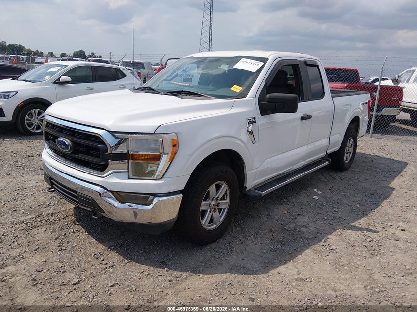 2021 Ford F-150, Затопление, IAAI, VIN 1FTFX1E58MFA36957 — фото 2