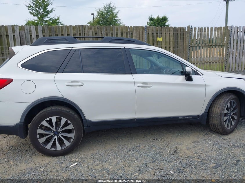2016 SUBARU OUTBACK SPORT UTILITY VEHICLE 2.5L H-4 DOHC, VVT, REGULAR , 175HP