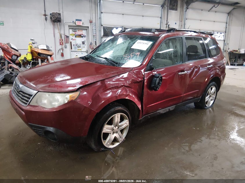 2010 Subaru Forester, Удар спереди, IAAI, VIN JF2SH6CC9AH745263 — фото 2