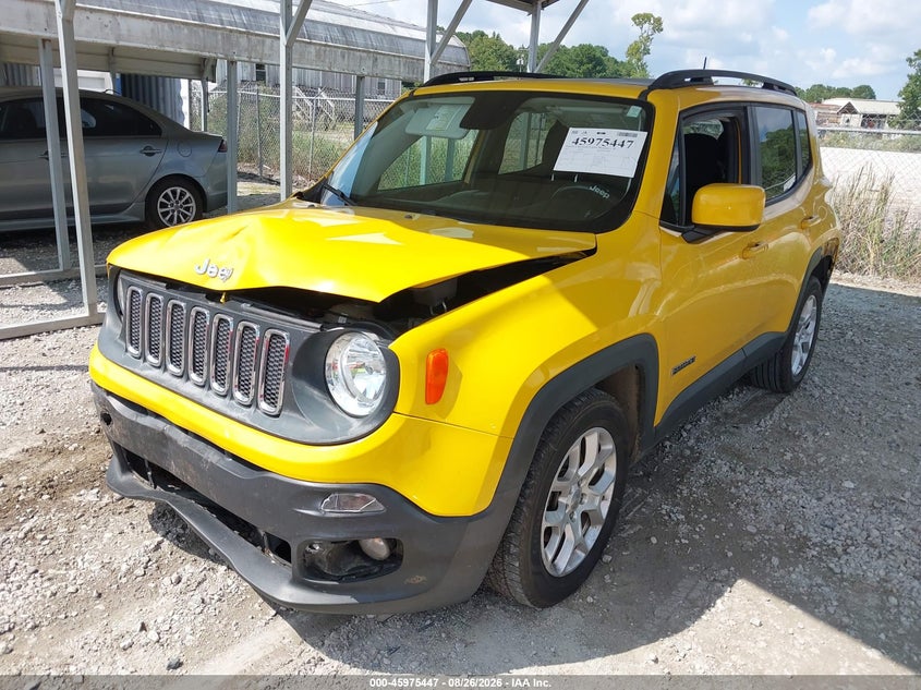 2017 Jeep Renegade, Удар спереду, IAAI, VIN ZACCJABBXHPE67057 — фото 2