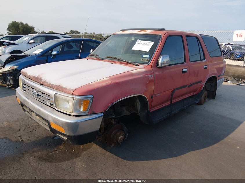 1993 Toyota 4Runner, Звичайний знос, IAAI, VIN JT3VN29V3P0018377 — фото 2