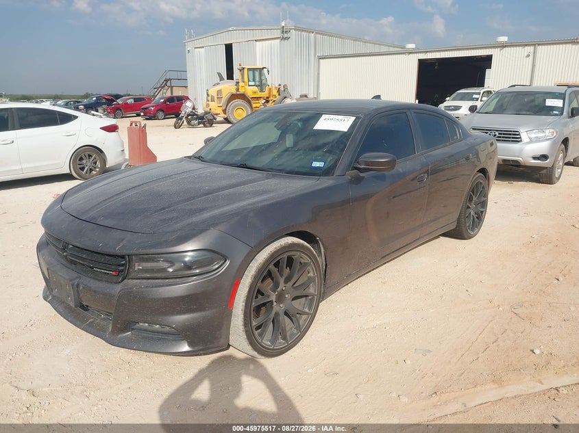 Vin: 2c3cdxhg9gh179855, lot: 46474757, dodge charger sxt 20162
