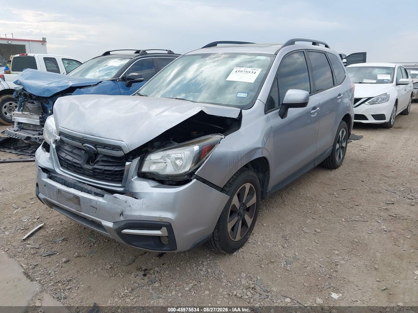 2017 Subaru Forester, Удар спереди, IAAI, VIN JF2SJAGC6HH539541 — фото 2