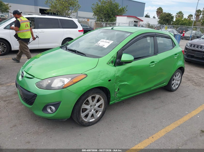 Vin: jm1de1lz2c0136363, lot: 46474797, mazda mazda2 touring 20122