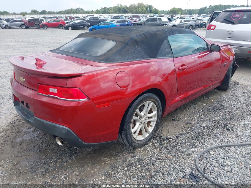 CHEVROLET CAMARO 2015 VIN 2G1FD3D36F9259538