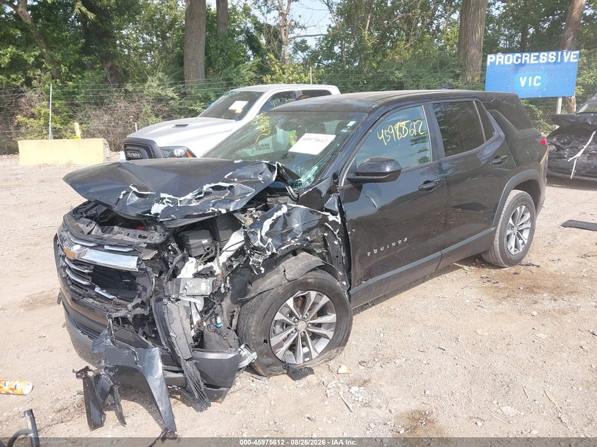 2025 Chevrolet Equinox Fwd Lt, Front End, IAAI, VIN 3GNAXHEG3SL271264 — photo 2