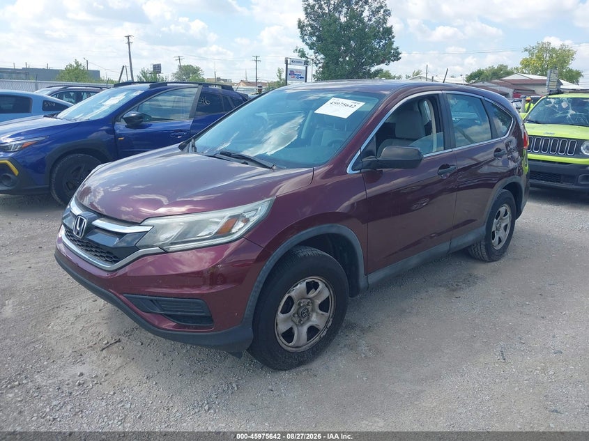 2015 Honda CR-V, Right Side, IAAI, VIN 2HKRM3H32FH541817 — photo 2