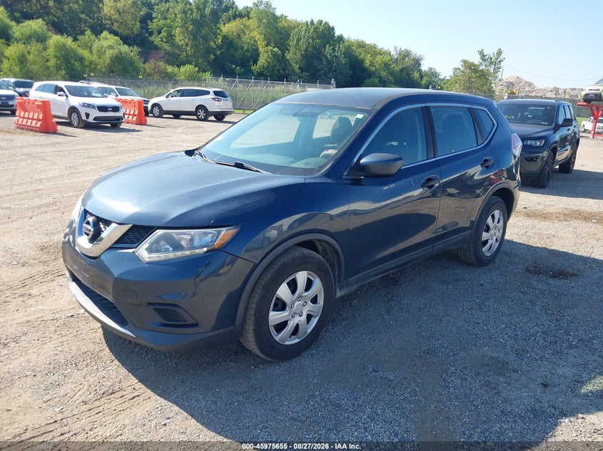 2016 Nissan Rogue, Оба бока, IAAI, VIN KNMAT2MV1GP696236 — фото 2