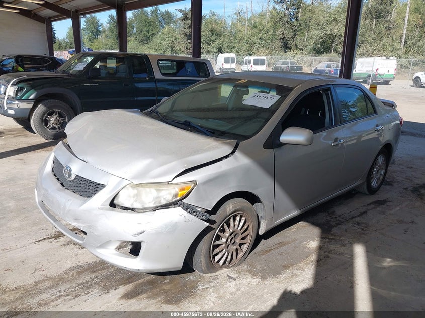 2010 Toyota Corolla, Front End, IAAI, VIN 1NXBU4EE1AZ201906 — photo 2