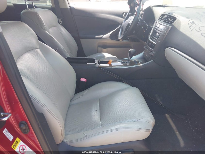 LEXUS IS 250 2011 VIN JTHBF5C23B5135432
