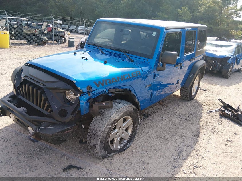 Vin: 1c4bjwdg0fl523218, lot: 46474937, jeep wrangler unlimited sport 20152