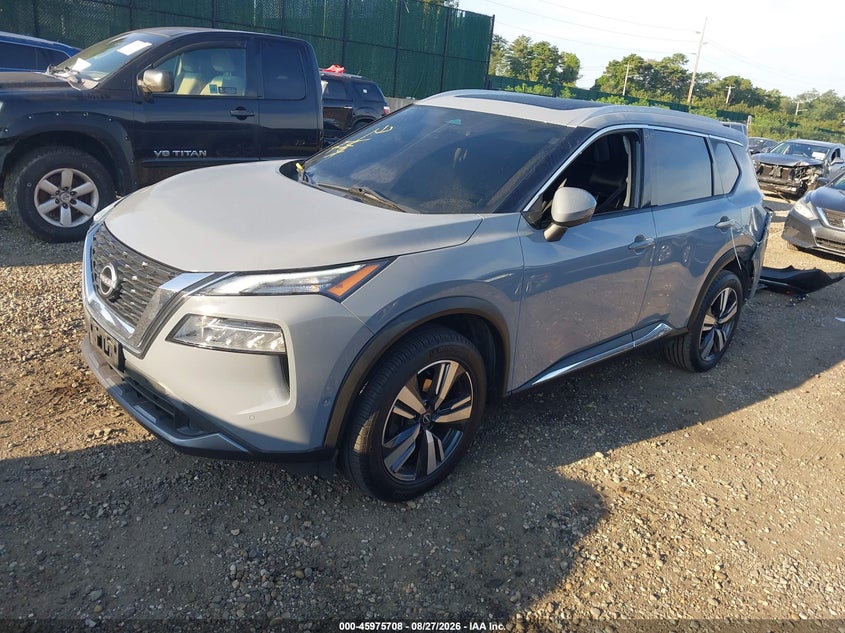 2023 Nissan Rogue, Rear, IAAI, VIN 5N1BT3CB1PC799810 — photo 2