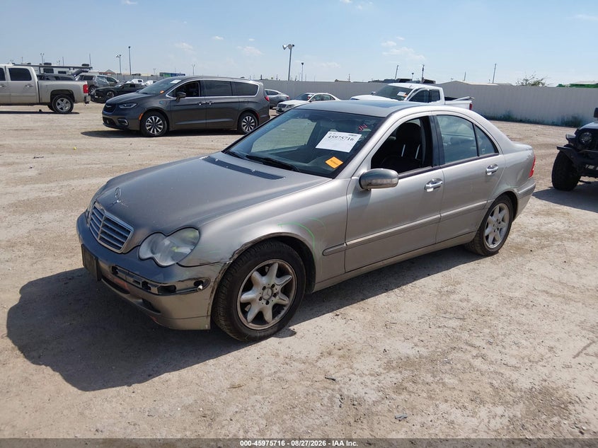 2004 Mercedes-Benz C 320, Левый бок, IAAI, VIN WDBRF64J74F473634 — фото 2