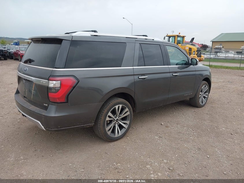 Vin: 1fmjk1mt9lea15656, lot: 46474975, ford expedition platinum max 20204