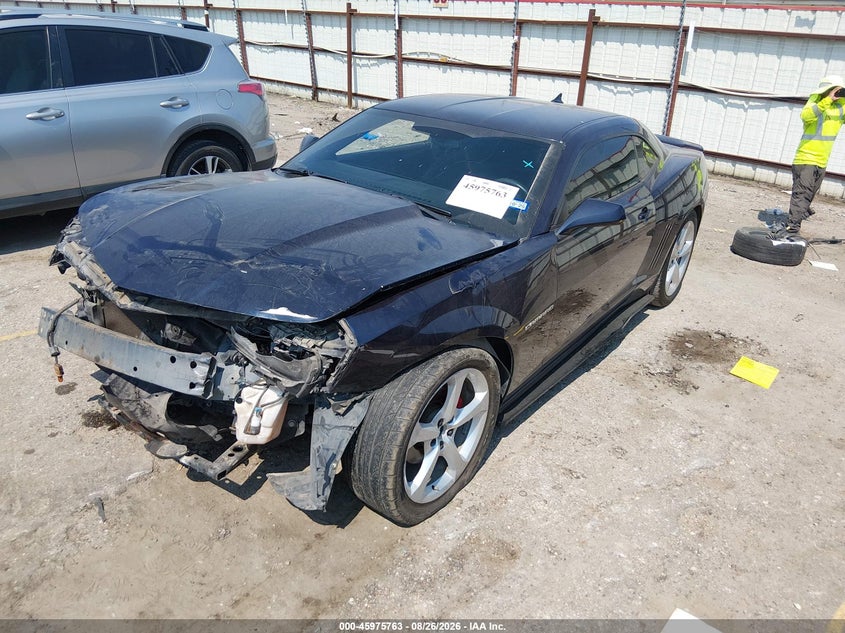 2015 Chevrolet Camaro, Удар спереди, IAAI, VIN 2G1FD1E31F9141576 — фото 2