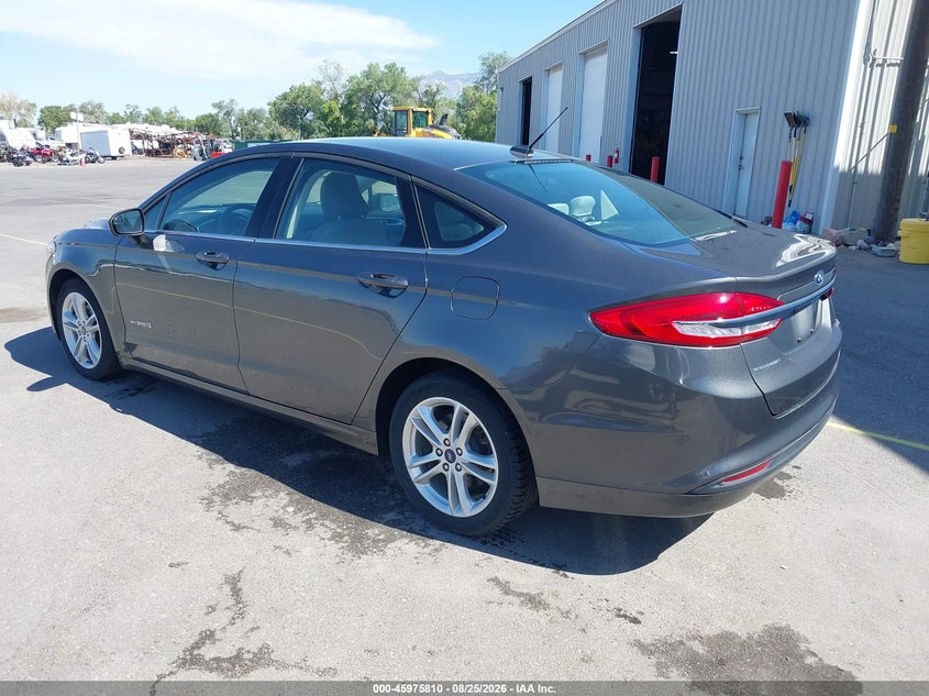 Vin: 3fa6p0uu6jr278895, lot: 46475050, ford fusion hybrid s 20183