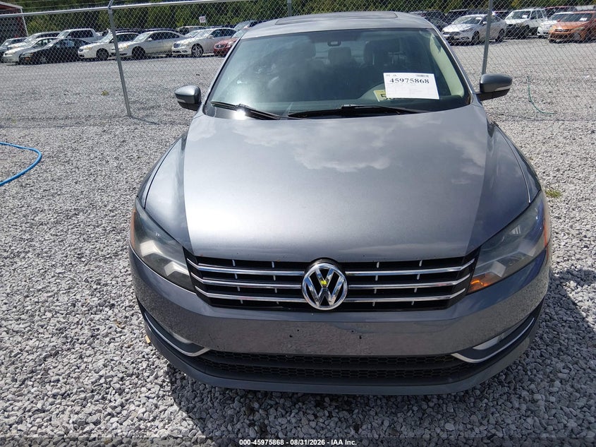 VOLKSWAGEN PASSAT 2013 VIN 1VWCN7A31DC092172