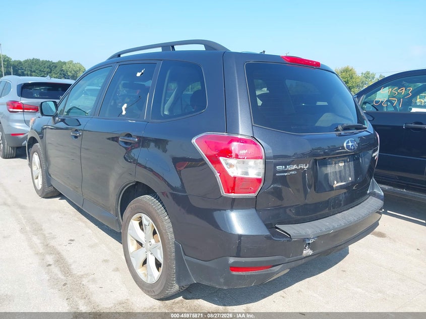 2015 SUBARU FORESTER auction photo 3