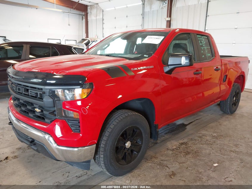 Vin: 1gcrdaek3nz506971, lot: 46475125, chevrolet silverado 1500 4wd  standard bed wt 20222