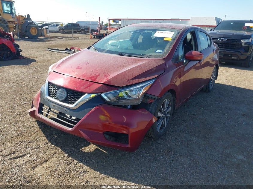 2021 Nissan Versa, Front End, IAAI, VIN 3N1CN8EV4ML826833 — photo 2