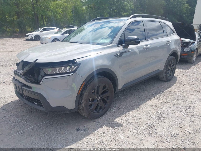 2023 Kia Sorento, Front End, IAAI, VIN 5XYRLDLC3PG181207 — photo 2