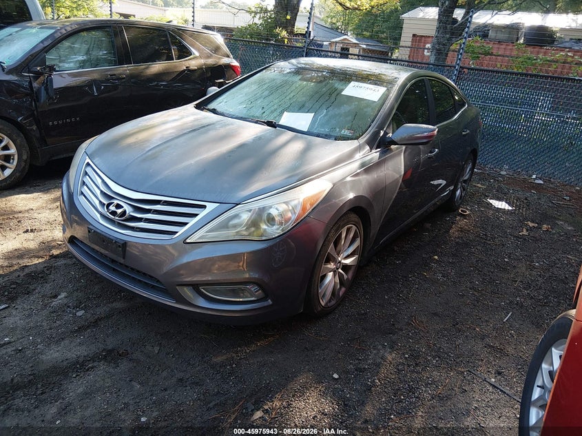2012 Hyundai Azera, Звичайний знос, IAAI, VIN KMHFH4JG7CA158836 — фото 2