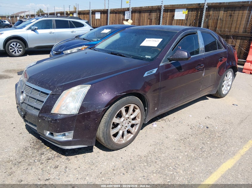 2008 Cadillac CTS, Удар сзади, IAAI, VIN 1G6DV57V780183560 — фото 2