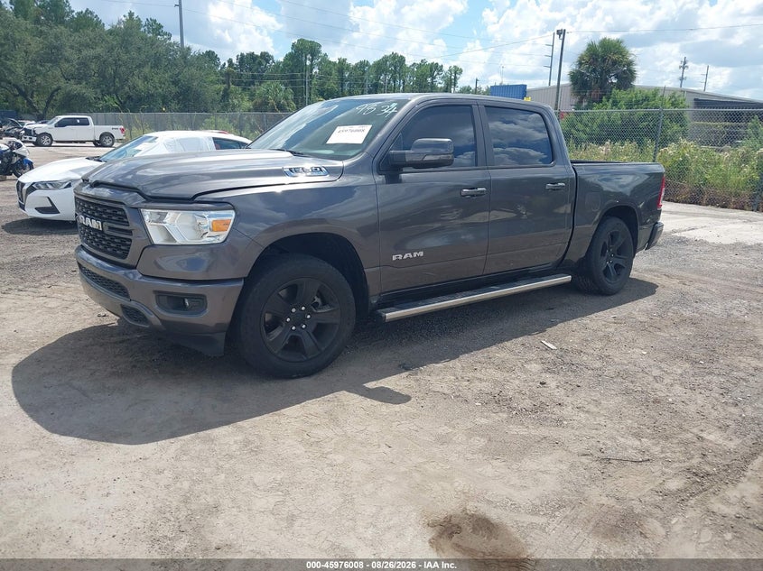 2023 RAM 1500, Right Rear, IAAI, VIN 1C6RREFT8PN619834 — photo 2