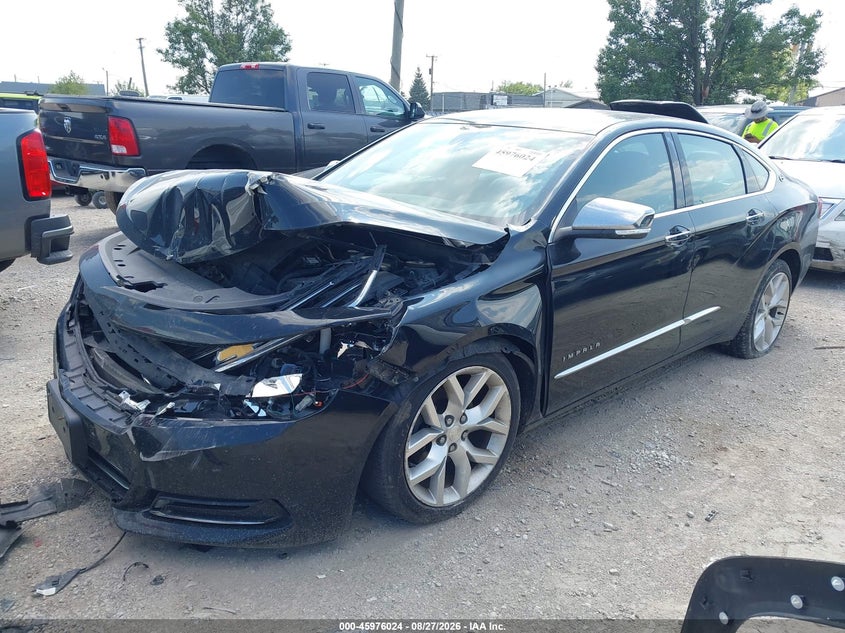 2018 Chevrolet Impala, Удар спереду, IAAI, VIN 2G1125S39J9174412 — фото 2