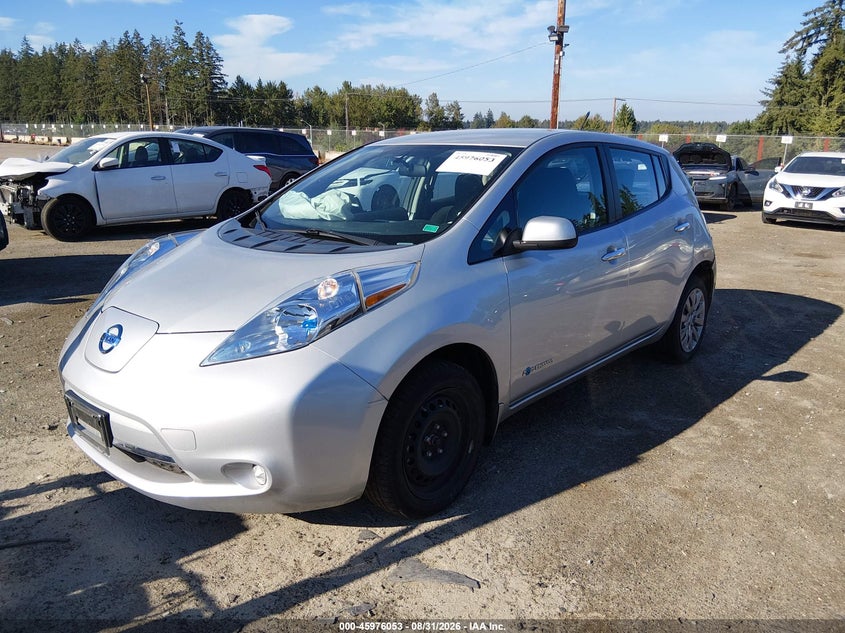 2014 NISSAN LEAF auction photo 2